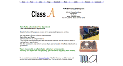 Desktop Screenshot of classaaudio.co.uk