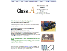 Tablet Screenshot of classaaudio.co.uk
